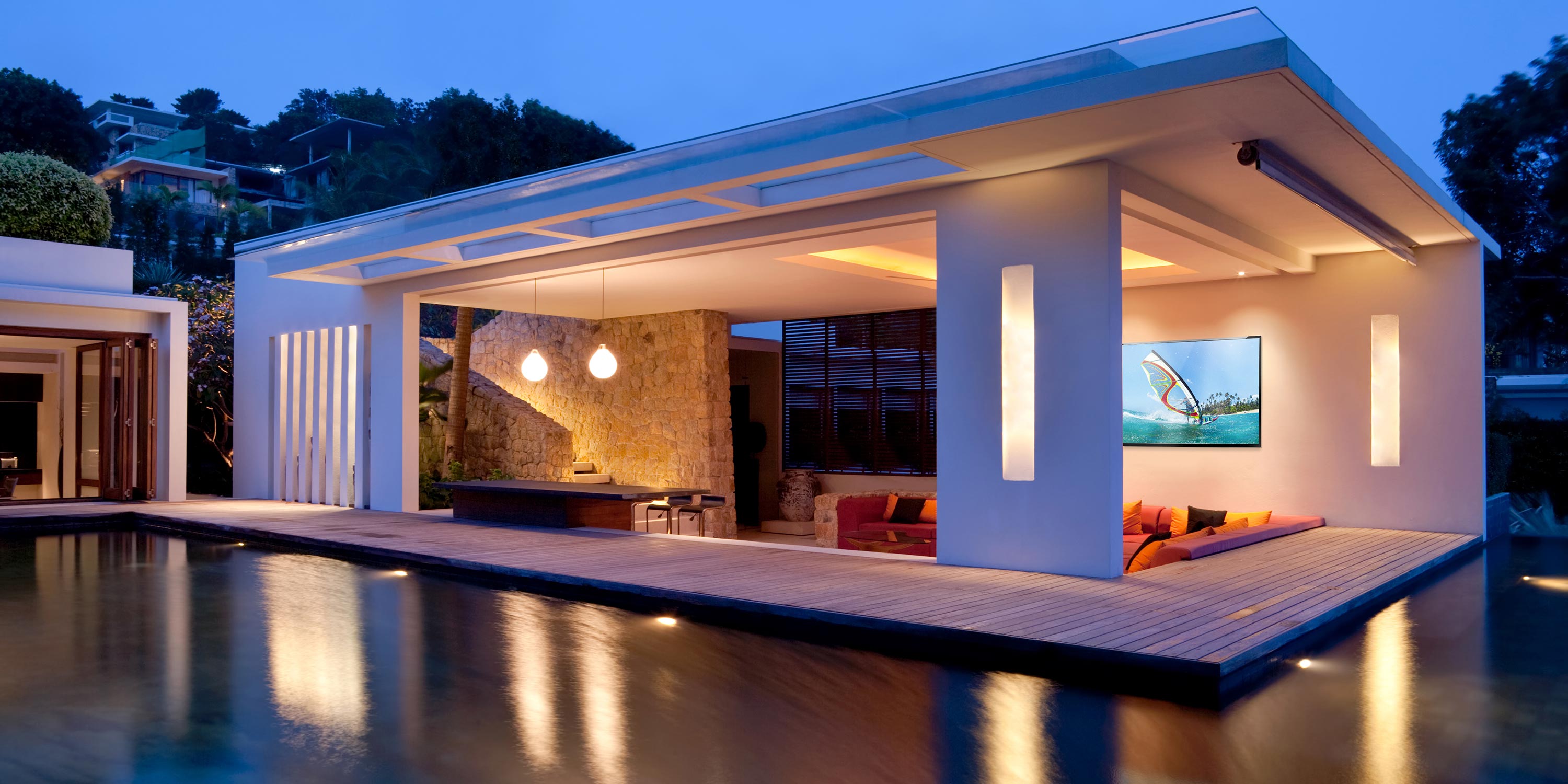 Crestron Outdoor Pool